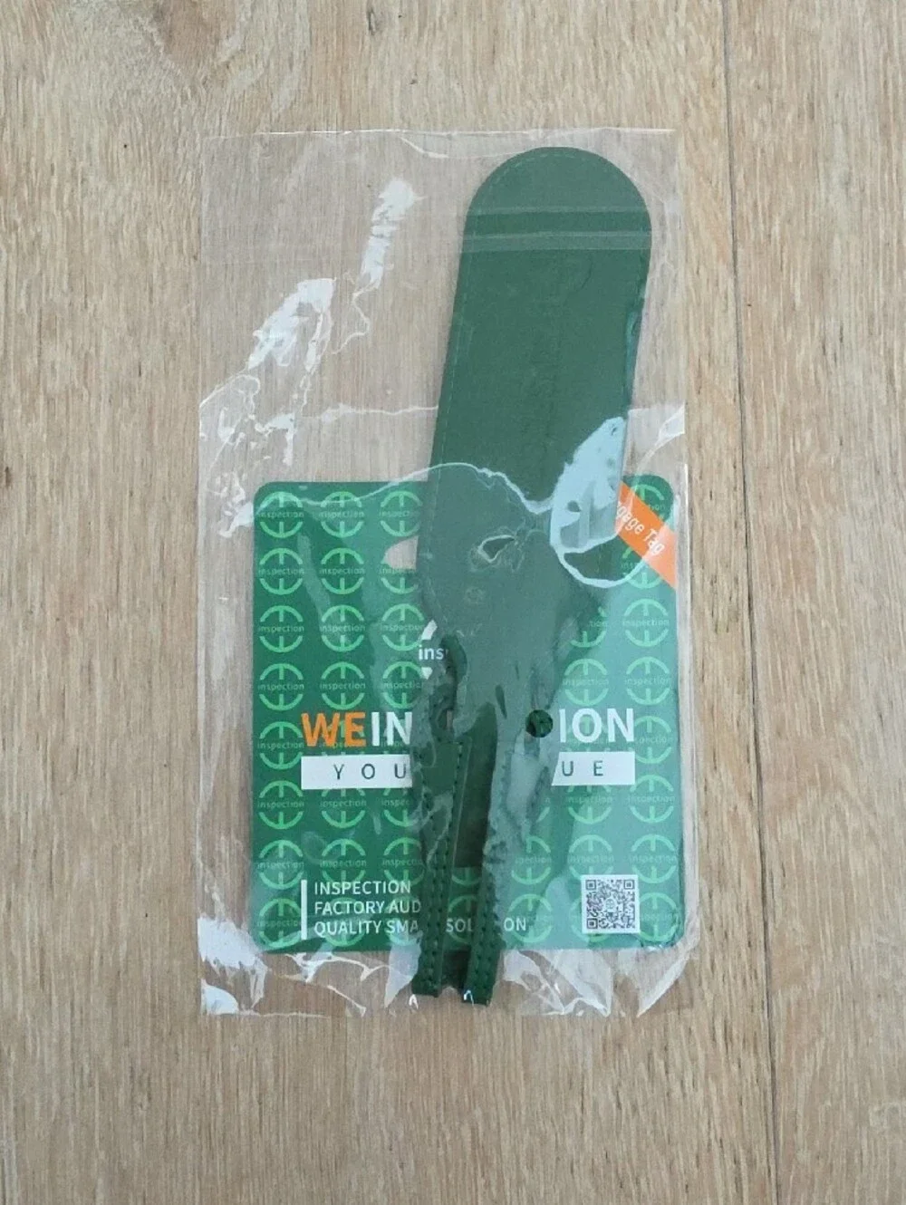 NWT Green Luggage Tag